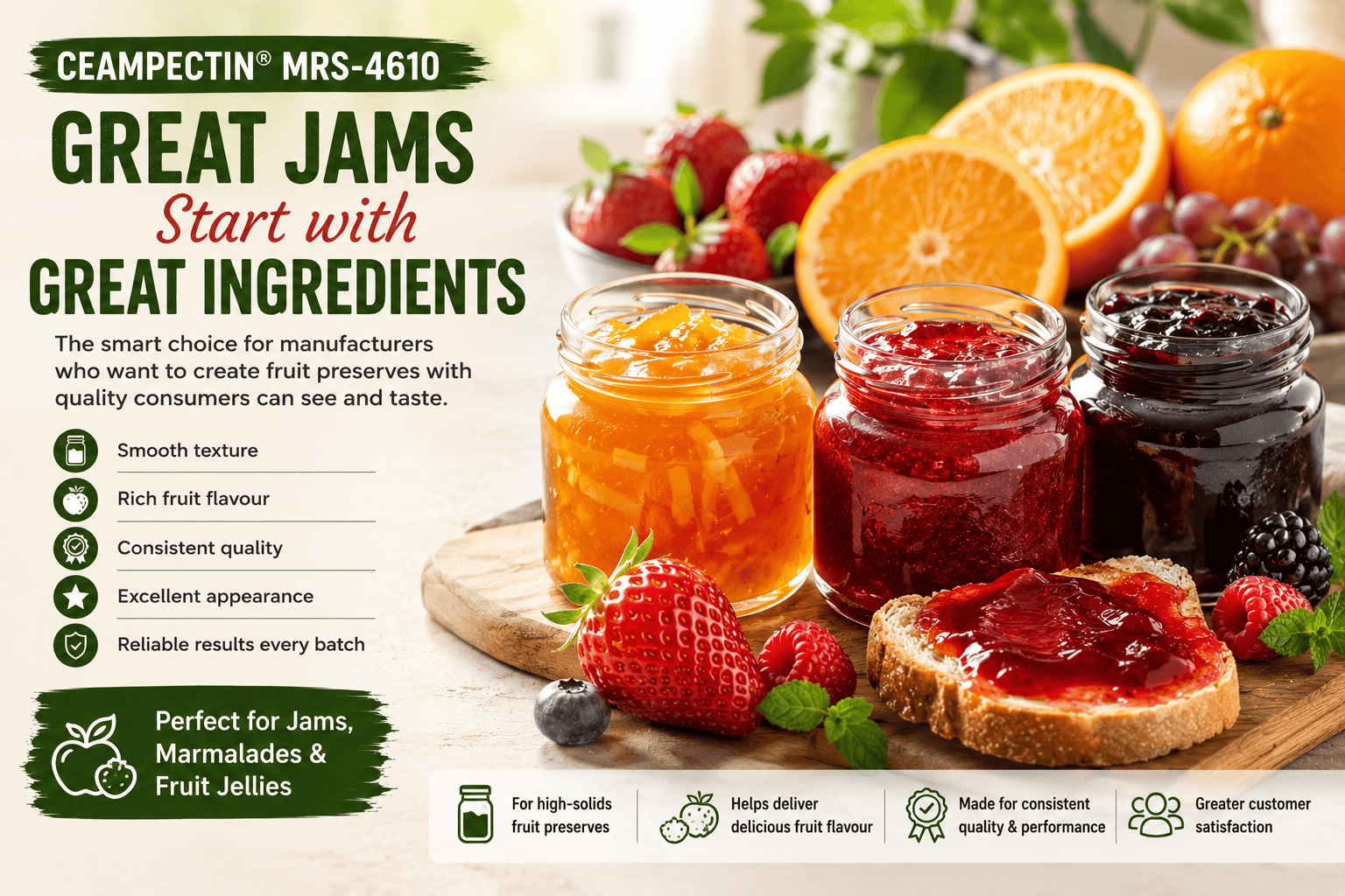 CEAMPECTIN® MRS-4610 – CREATING DELICIOUS FRUIT PRESERVES (1/3)
